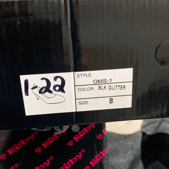 Ruby Rd. Sparkling Black Heels - Picture 9 of 10